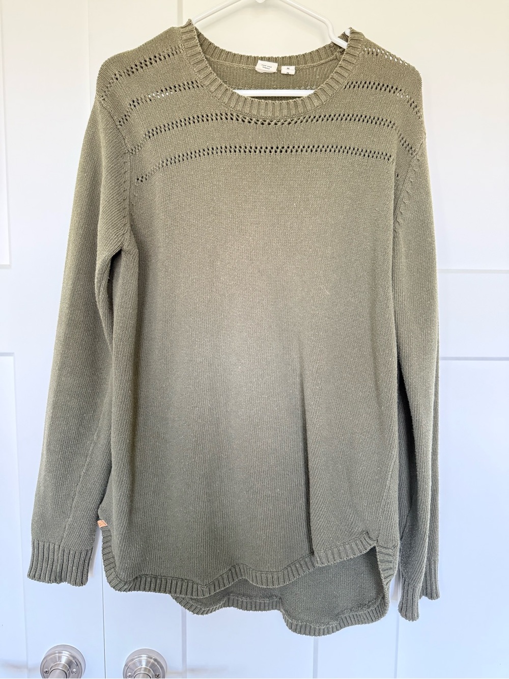 10 Tree Olive Knit Pullover Sweater - Women